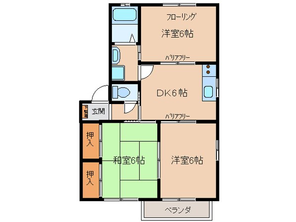 クレールの物件間取画像